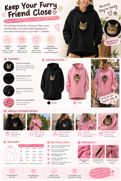 Cozy Cat Cove™ - Furry Hoodie