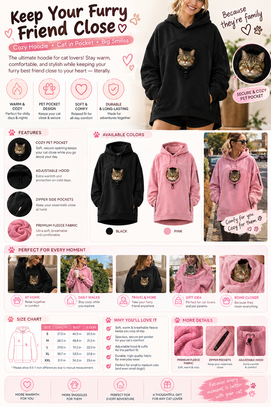 Cozy Cat Cove™ - Furry Hoodie